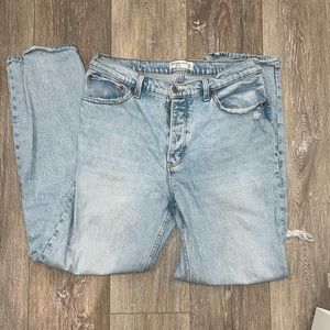 Abercrombie & Finch light wash jeans